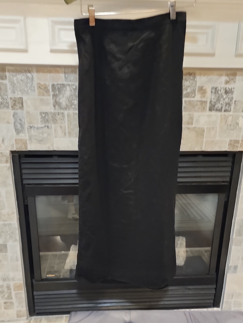 Old Navy Black Maxi Straight Skirt - Sleek Long Silhouette